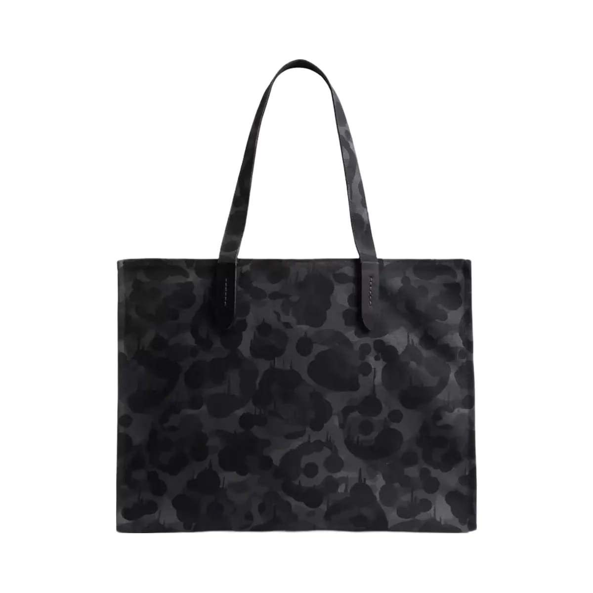 Coach Tote With Camo Print And Rexy in Charcoal Multi