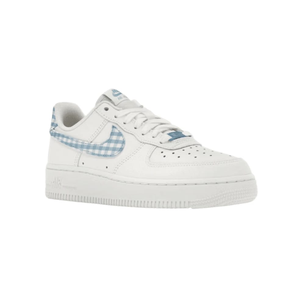 Nike Air Force 1 Low '07 Essential White University Blue Gingham