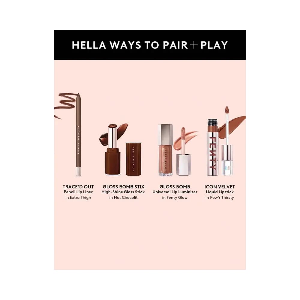 Fenty Trace'd Out Longwear Waterproof Pencil Lip Liner Extra Thigh