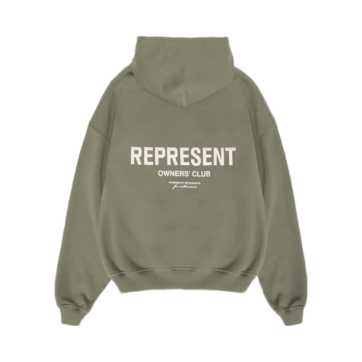 Represent Owners Club Hoodie Olive Bf