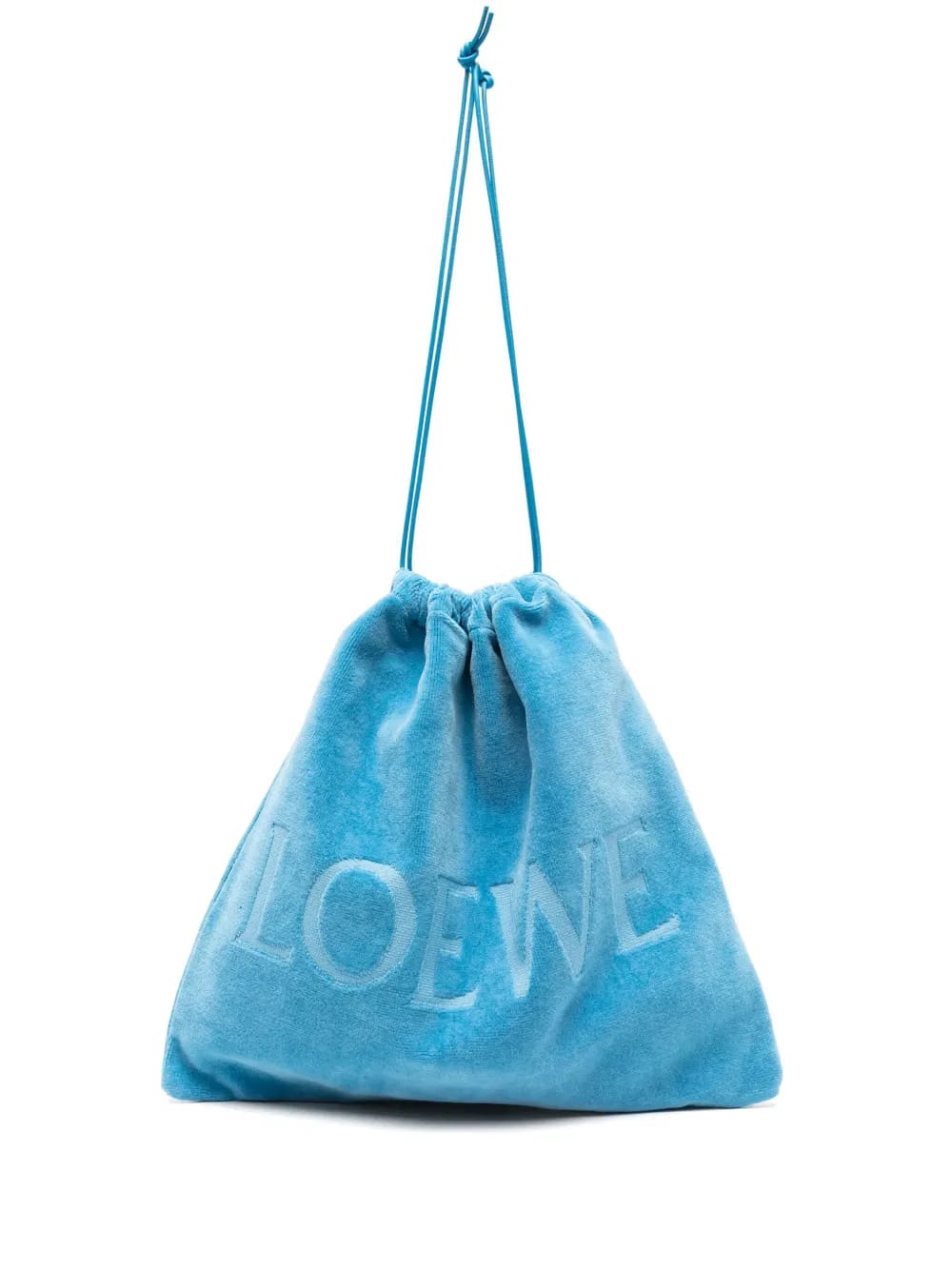 logo-debossed clutch