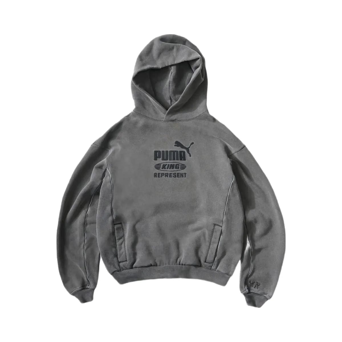 Represent X Puma Graphic Hoodie Flat Dark Gray