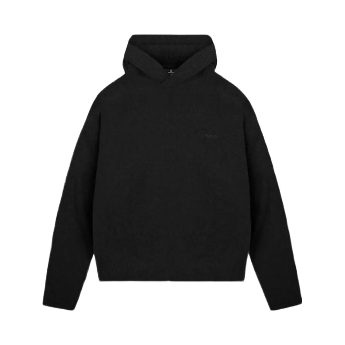Represent Heavy Boucle Hoodie Jet Black