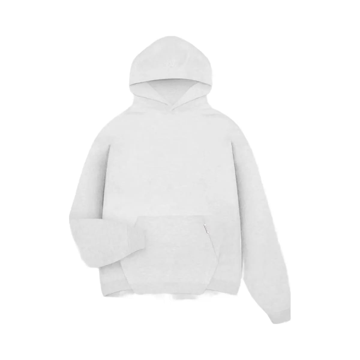 Represent Initial Oversized Hoodie Ice Grey Marl