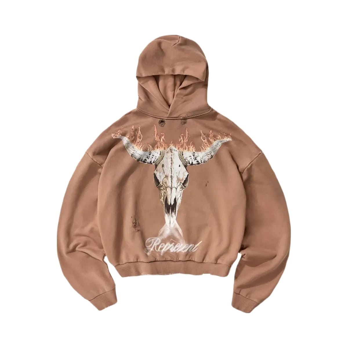 Represent British Cowboys Hoodie Dusty Brown