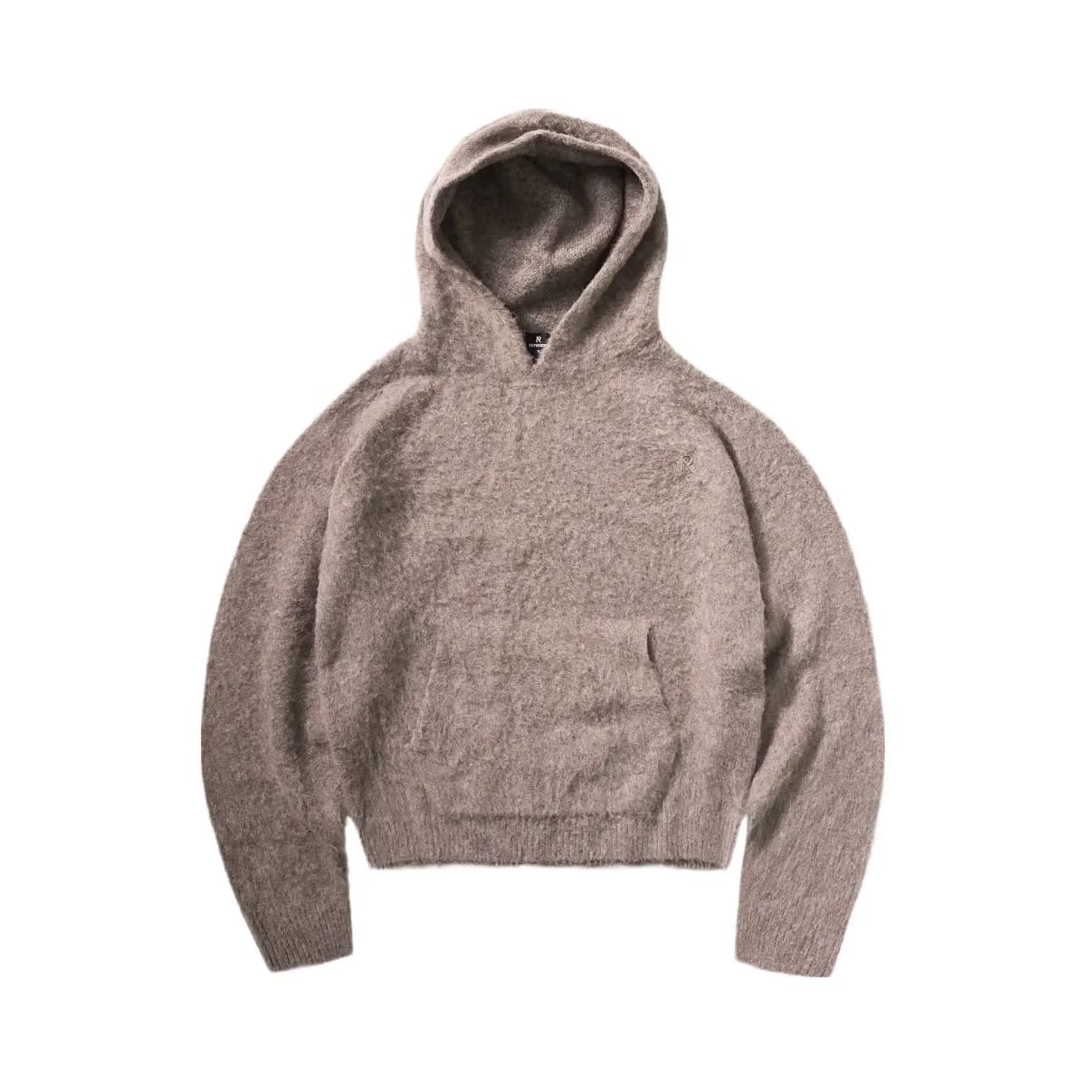 Represent Textured Borg Hoodie Nero
