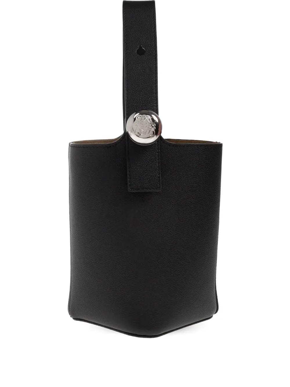 leather top-handle mini bag