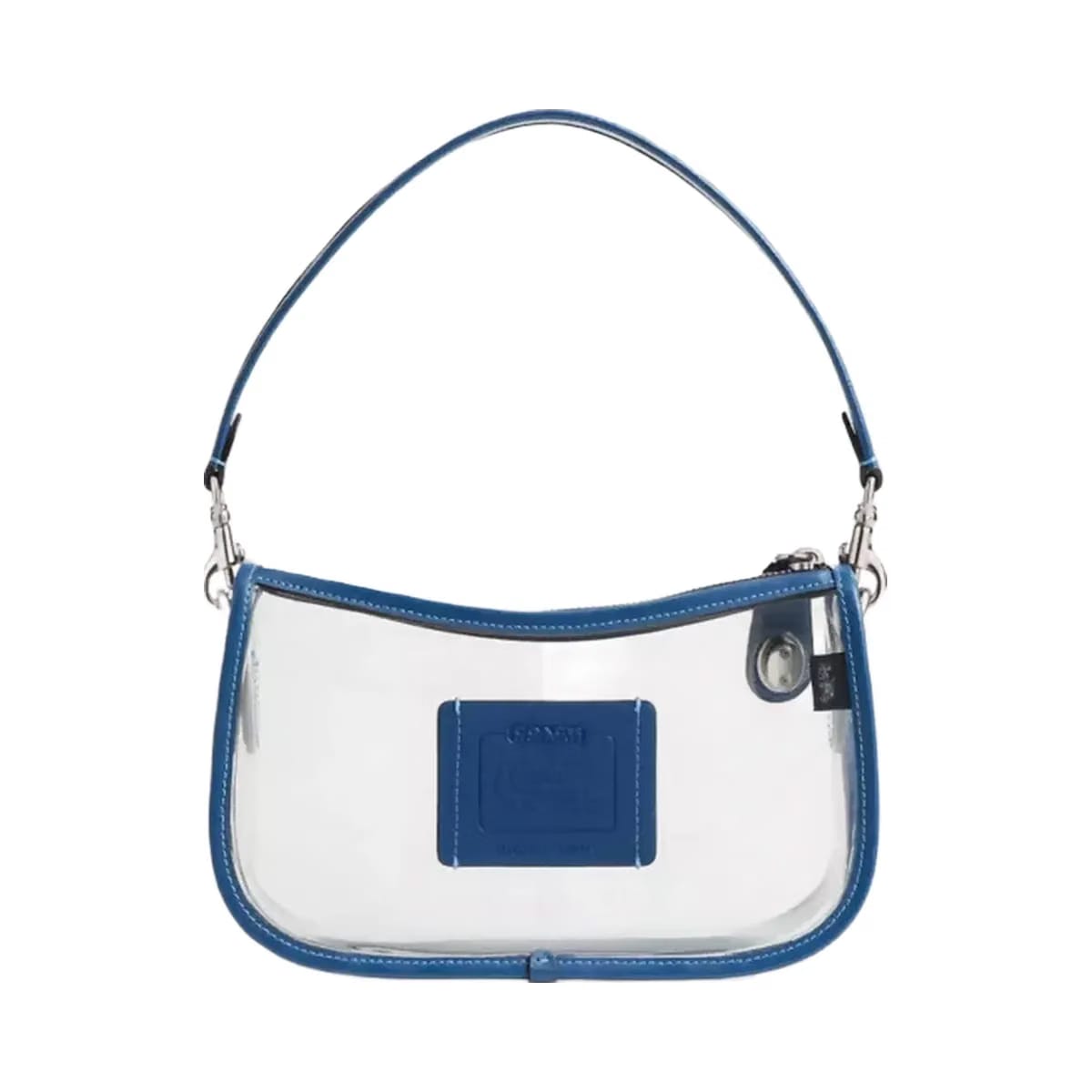 Coach Stadium Swinger Bag in Silver True Blue