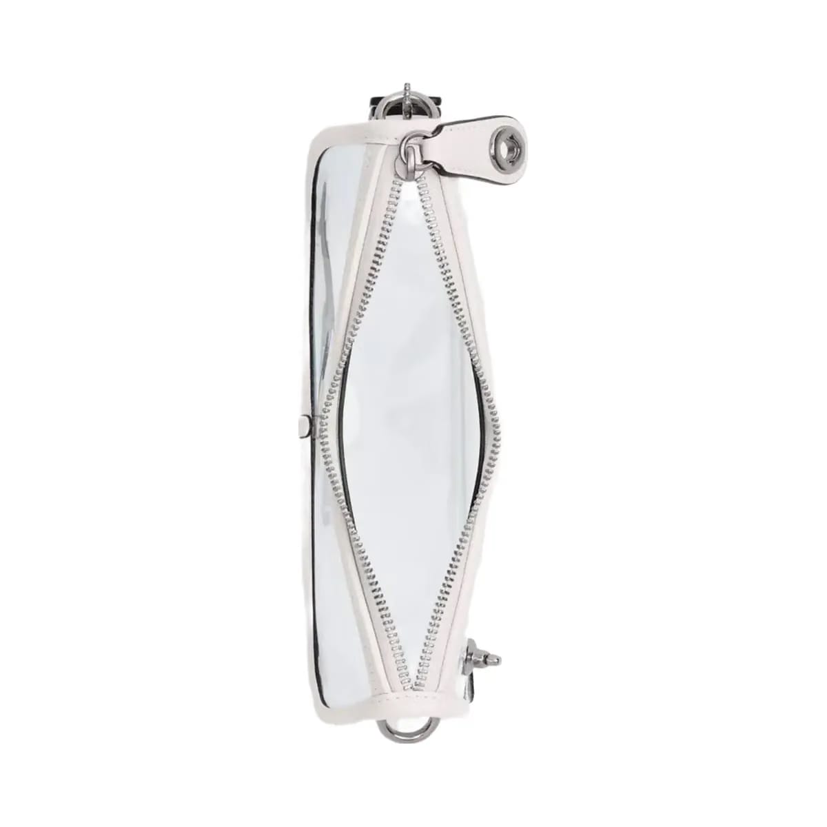 Coach Stadium Swinger Bag in Silver Chalk