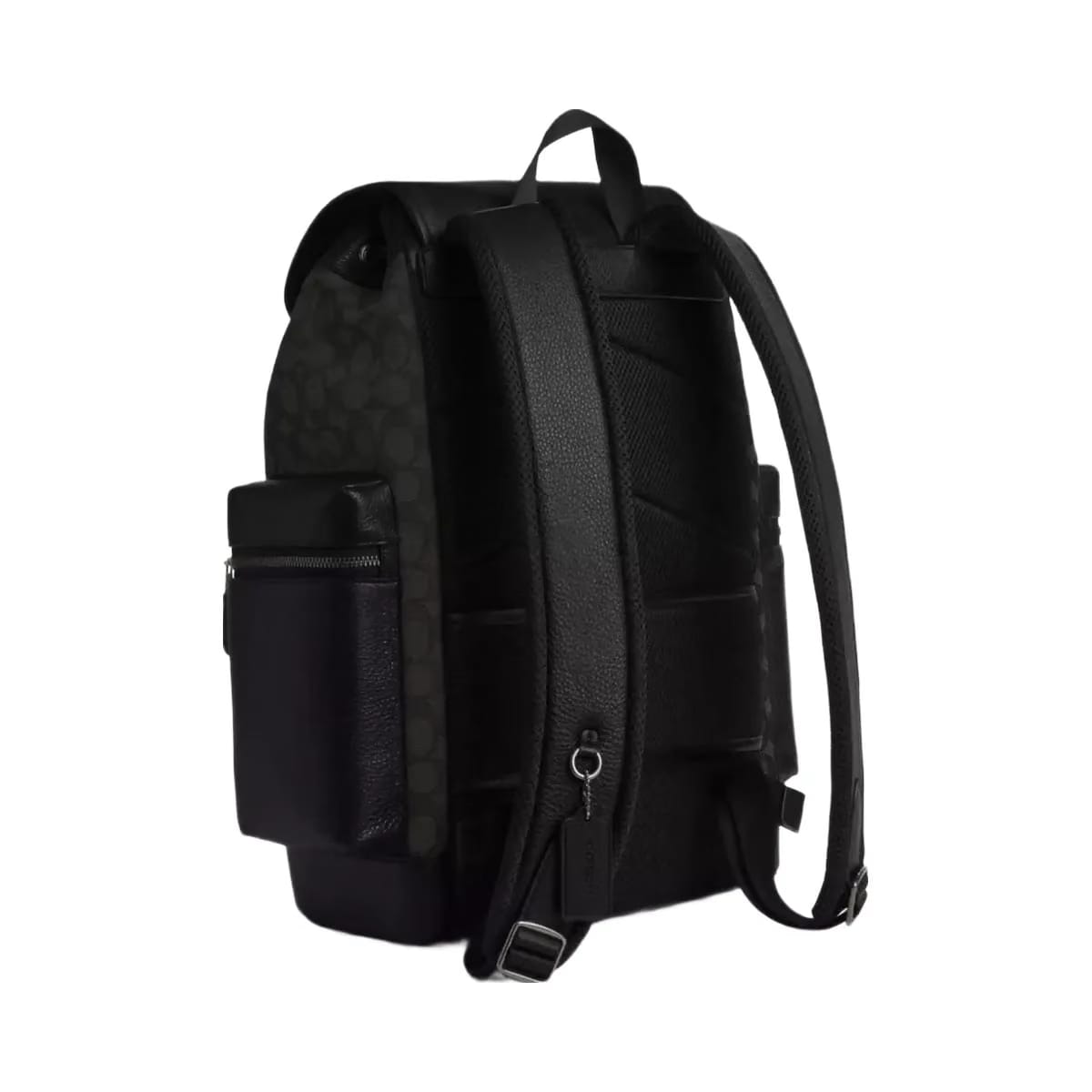 Coach Sprint Backpack In Signature Jacquard in Black Copper Black