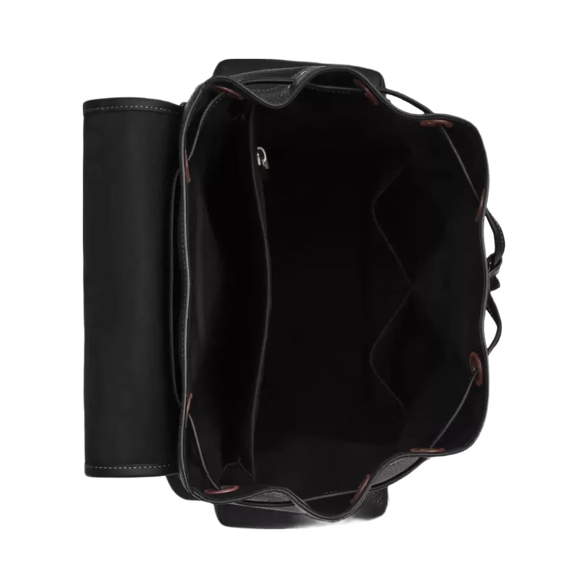 Coach Sprint Backpack Pebbled Leather-Black Copper Finish-Black-Black