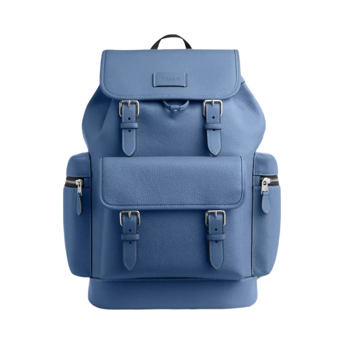 Coach Sprint Backpack in Silver Light Denim