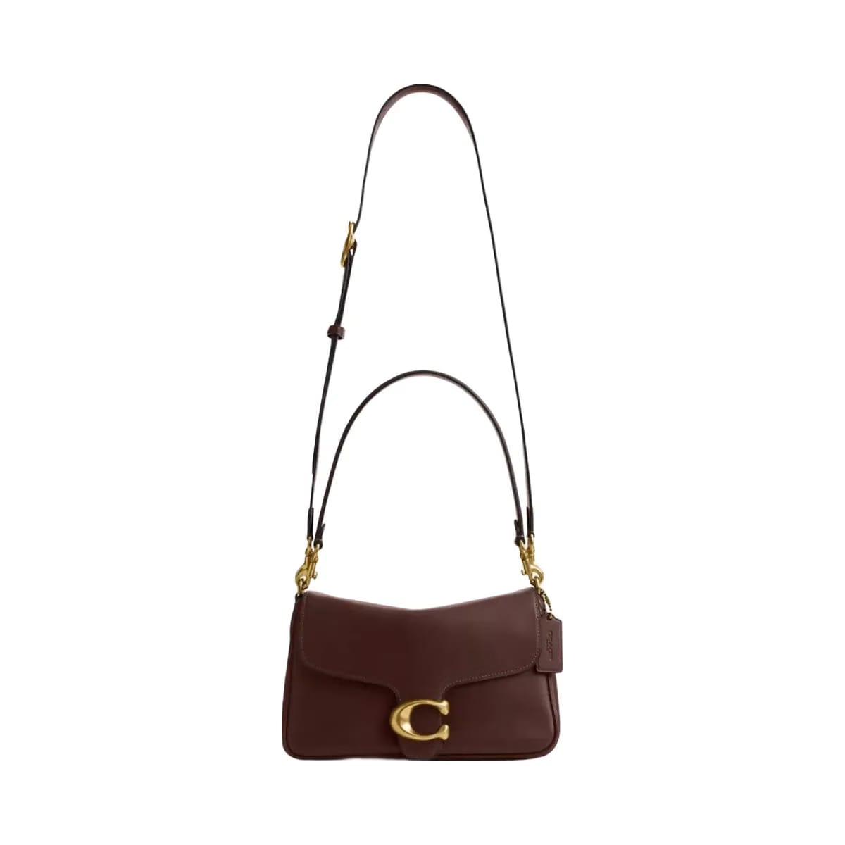 Coach Soft Tabby Shoulder Bag in Brass Maple