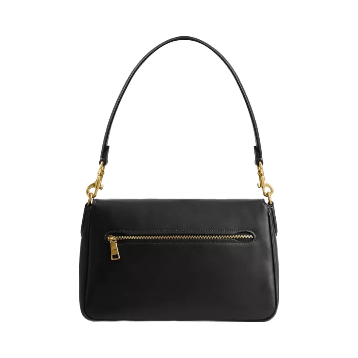 Coach Soft Tabby Shoulder Bag in Brass Black