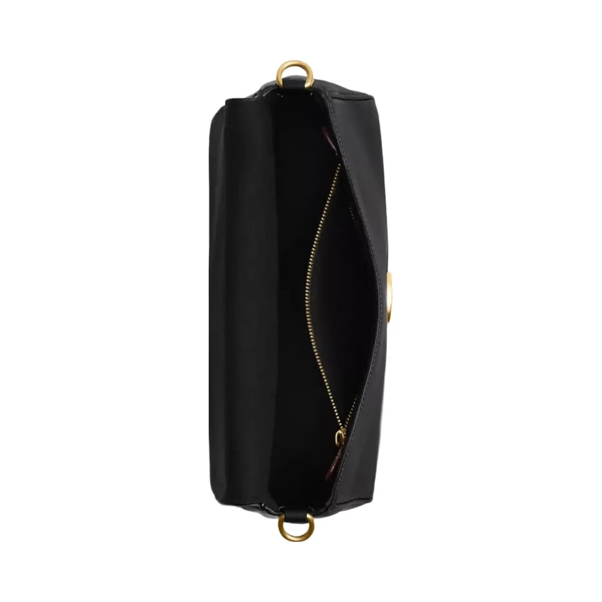 Coach Soft Tabby Shoulder Bag in Brass Black