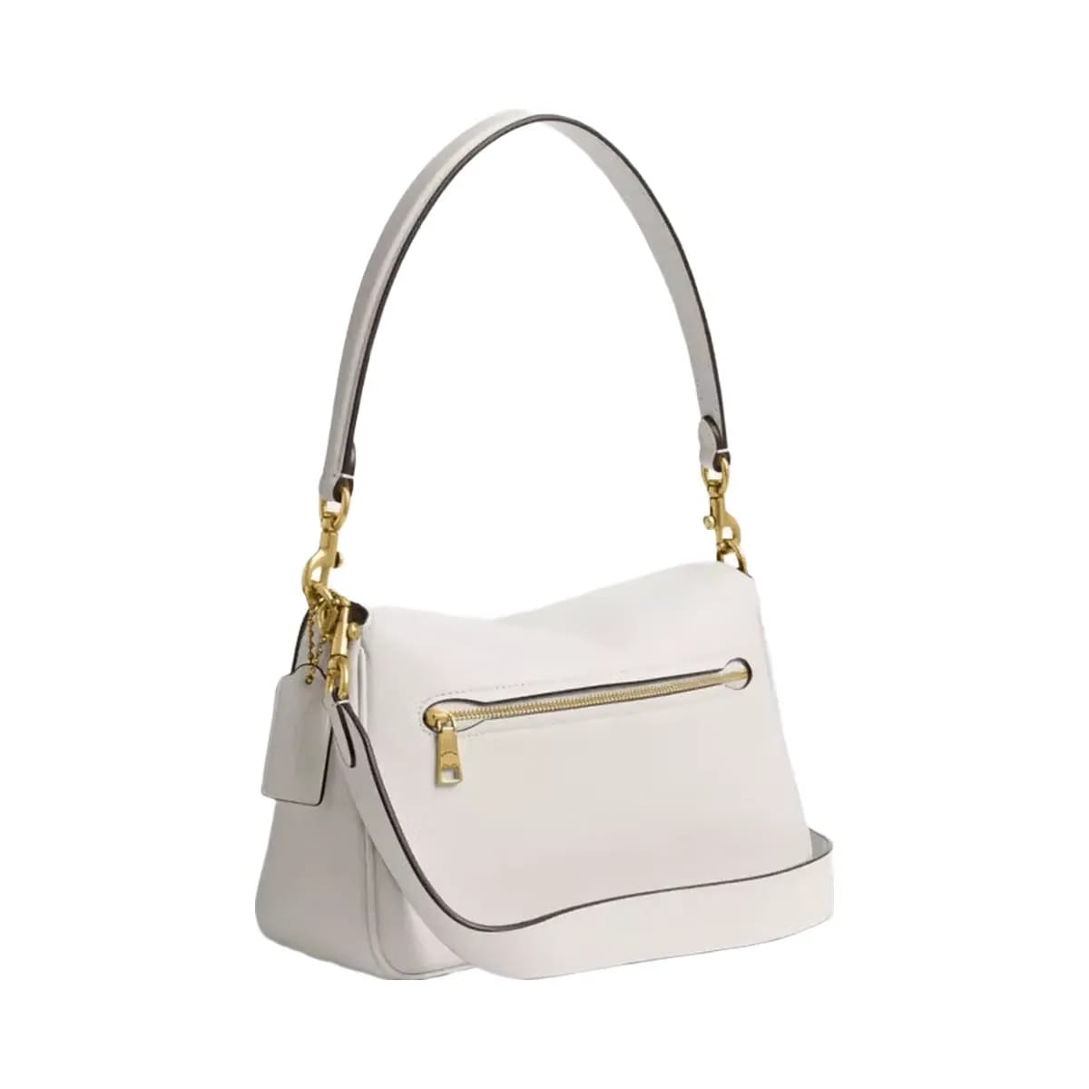 Coach Soft Tabby Shoulder Bag in Brass Chalk