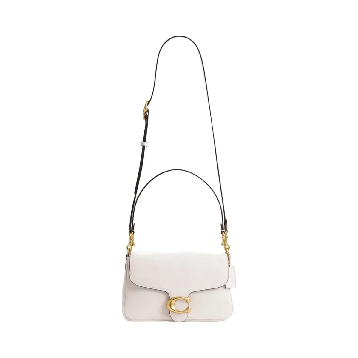 Coach Soft Tabby Shoulder Bag in Brass Chalk