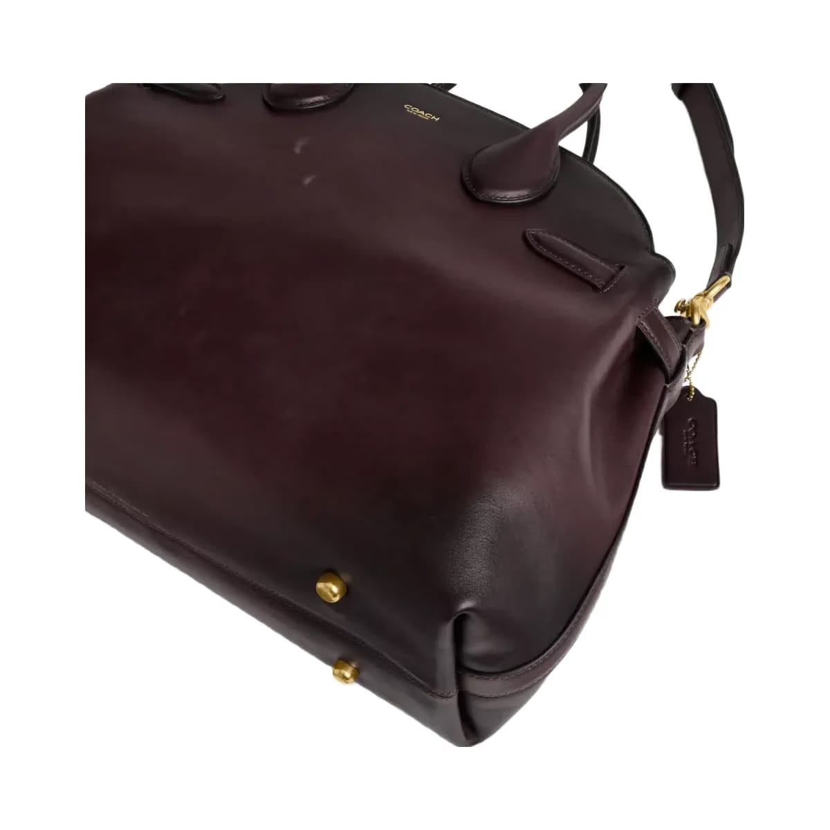 Coach Soft Empire Carryall Bag 40 in Brass Merlot