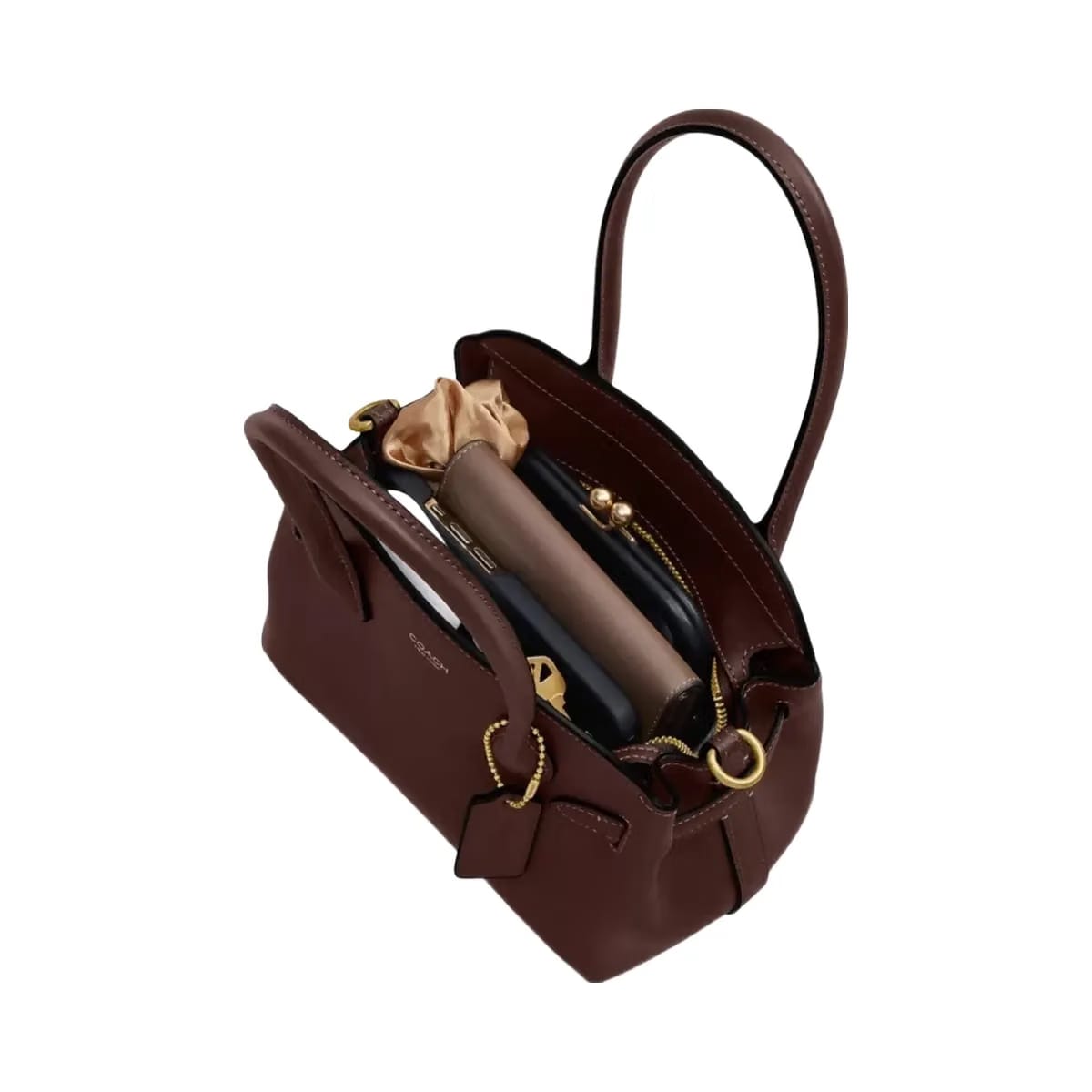 Coach Soft Empire Carryall Bag 21 in Brass Maple