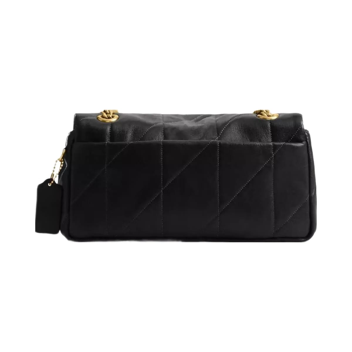 Coach Tabby Shoulder Bag 26 With Quilting in Brass Black