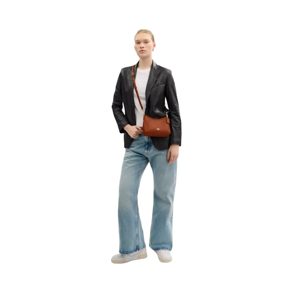 Coach Laurel Small Shoulder Bag in Gold Tan