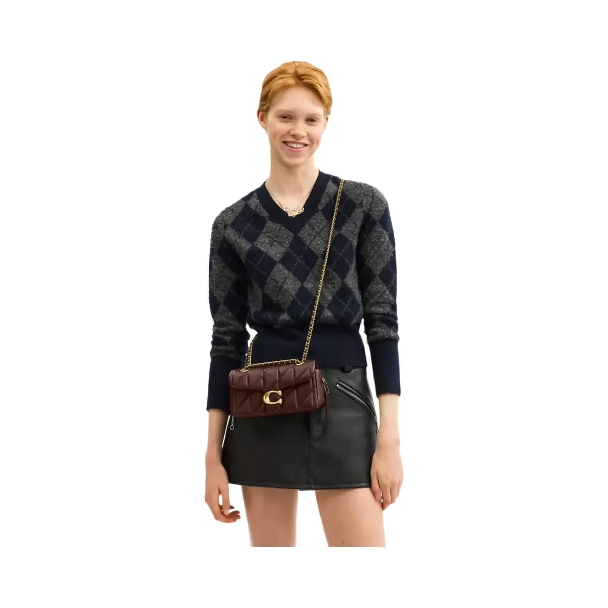 Coach Tabby Shoulder Bag 20 With Pillow Quilting in Brass Maple