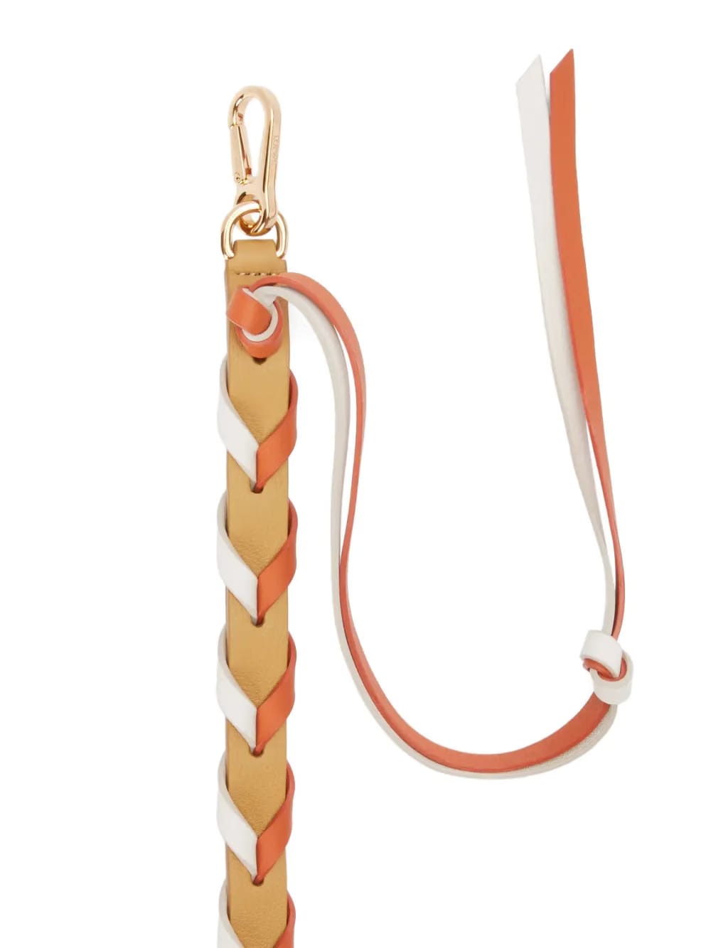 braided-leather bag strap