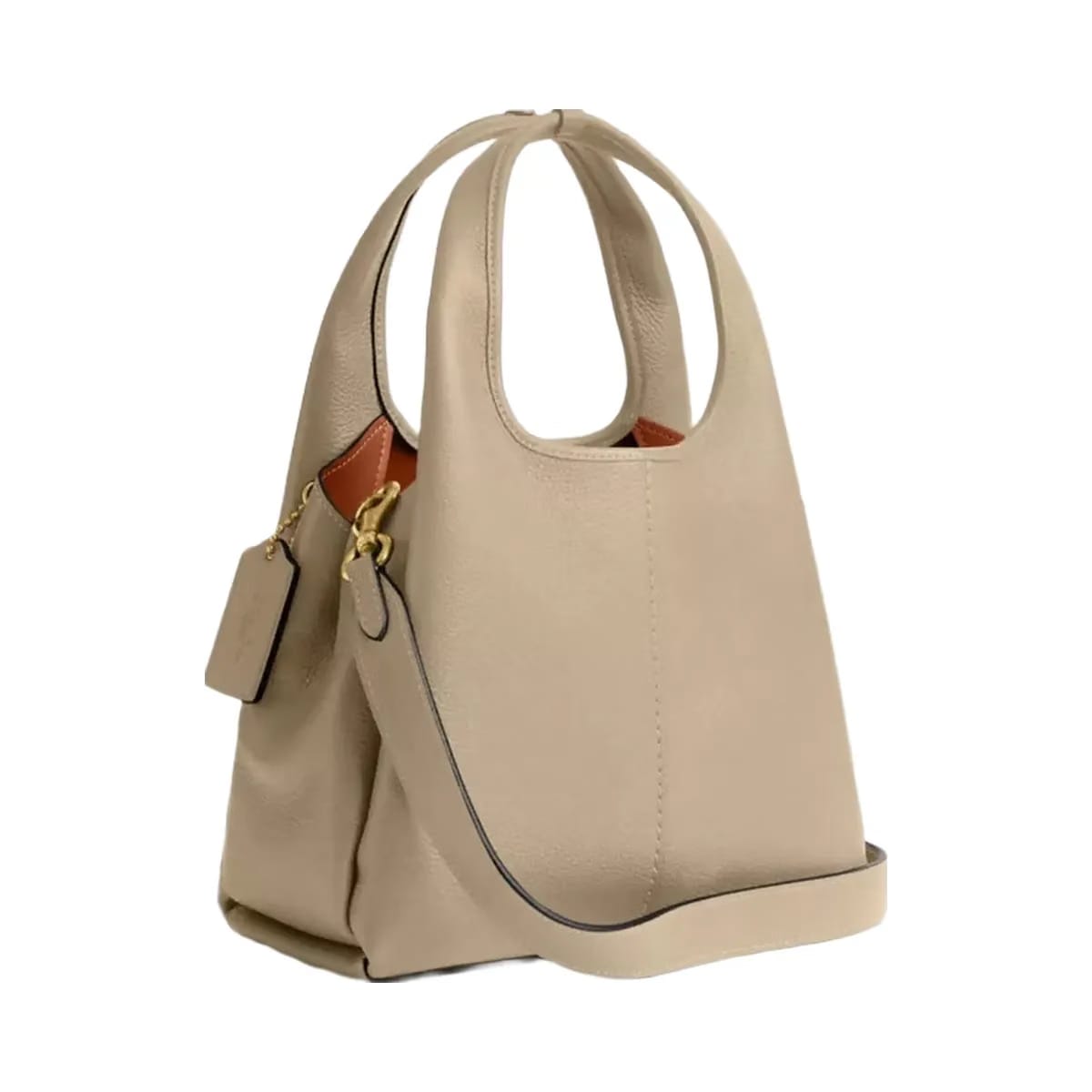 Coach Lana Shoulder Bag 23 in Brass Ivory