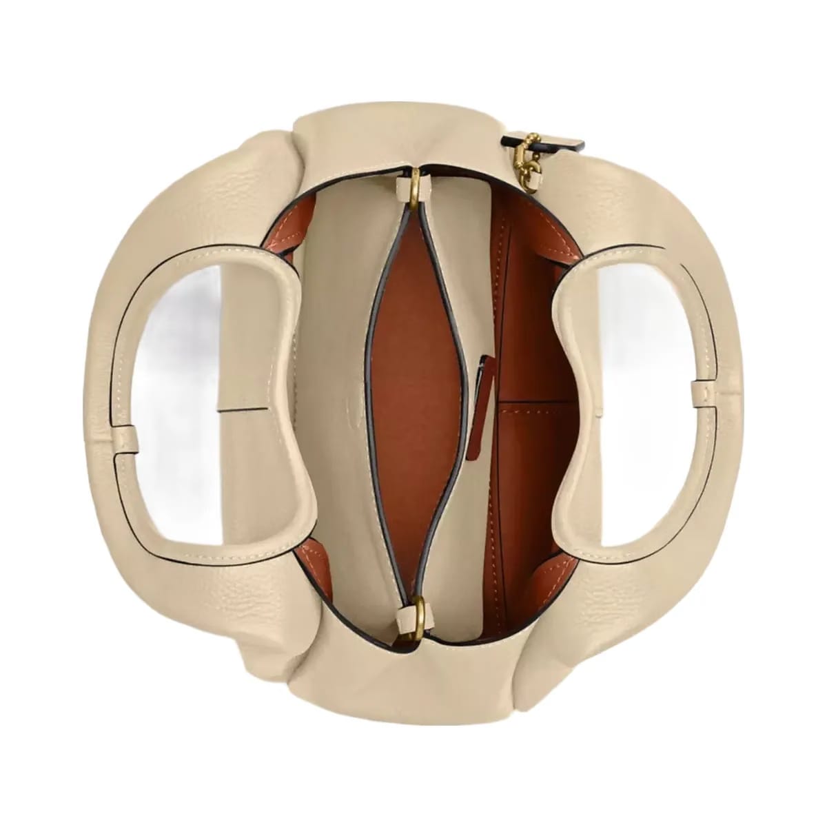 Coach Lana Shoulder Bag 23 in Brass Ivory