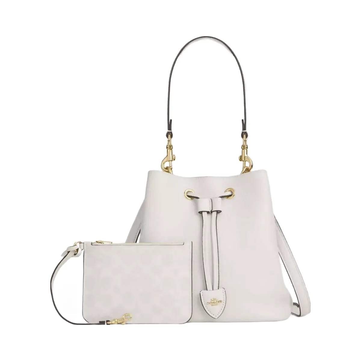 Coach Rowan Bucket Bag in Gold Chalk