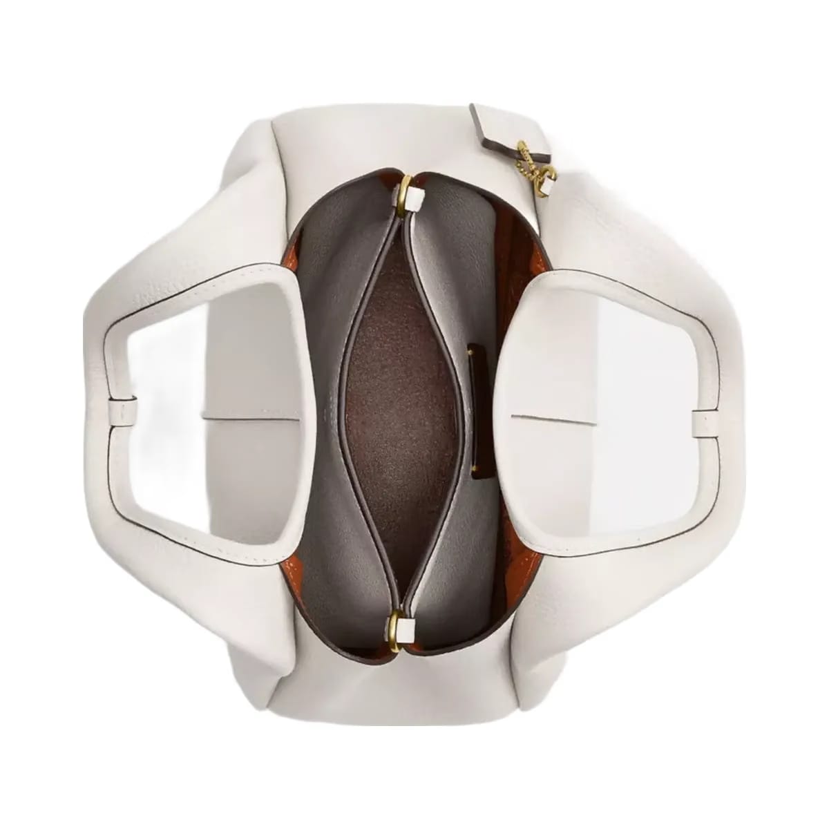 Coach Lana Shoulder Bag 23 in Brass Chalk