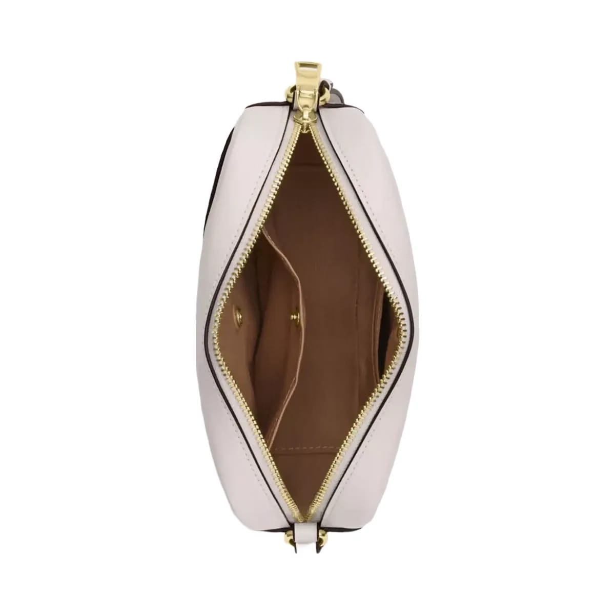 Coach Mini Jamie Camera Bag In Signature Canvas in Gold White Chalk