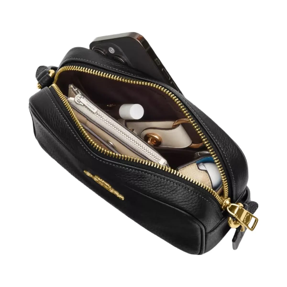 Coach Mini Jamie Camera Bag in Gold Black