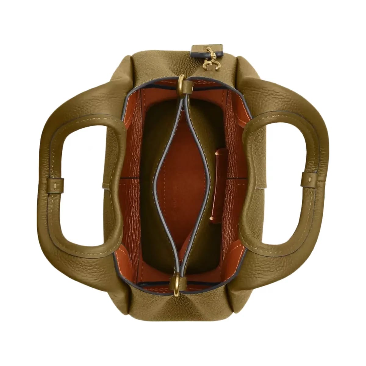 Coach Lana Shoulder Bag 19 in Brass Muted Olive