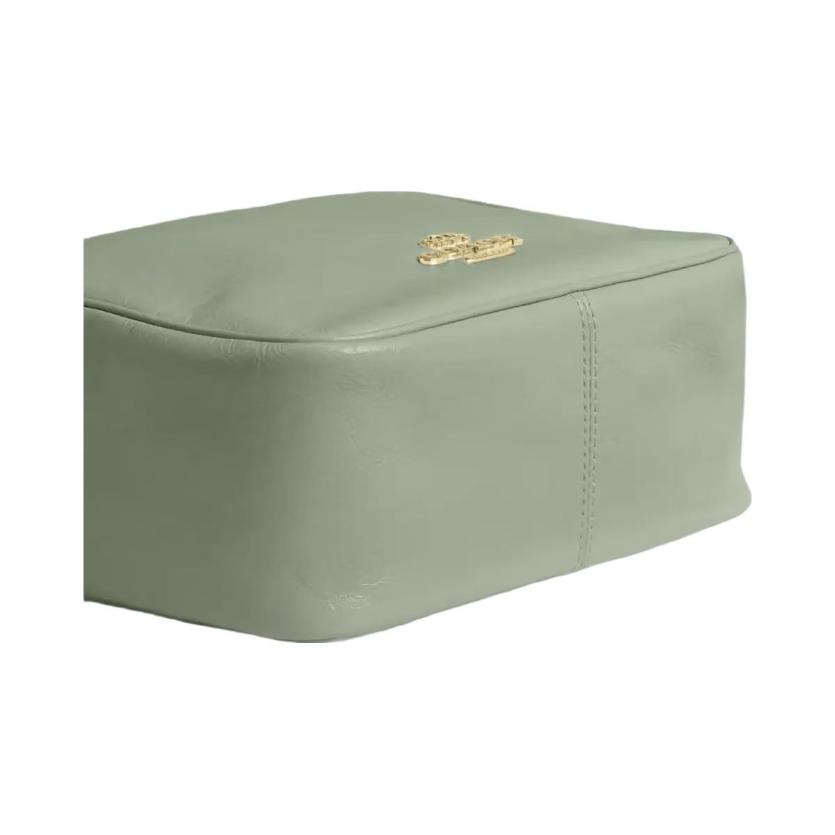 Coach Mini Carey Crossbody Bag in Gold Light Pistachio