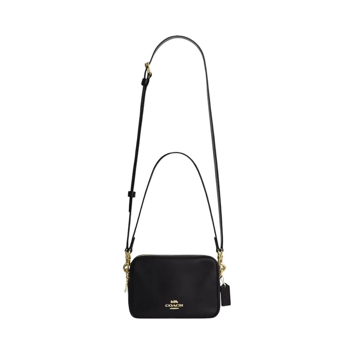 Coach Mini Carey Crossbody Bag in Gold Black