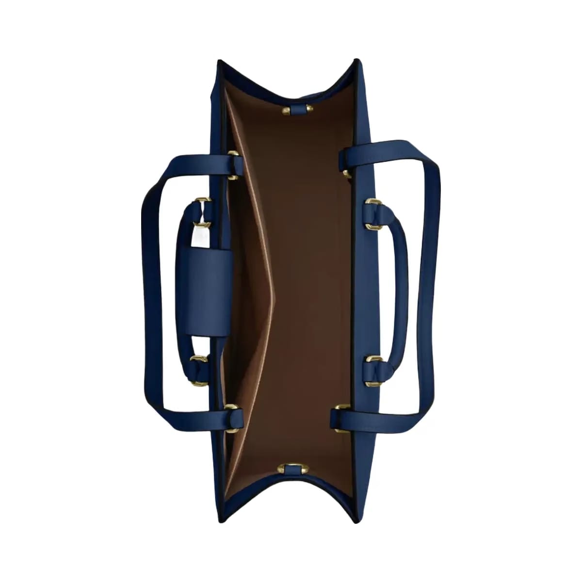 Coach Maggie Tote Bag in Gold Deep Blue