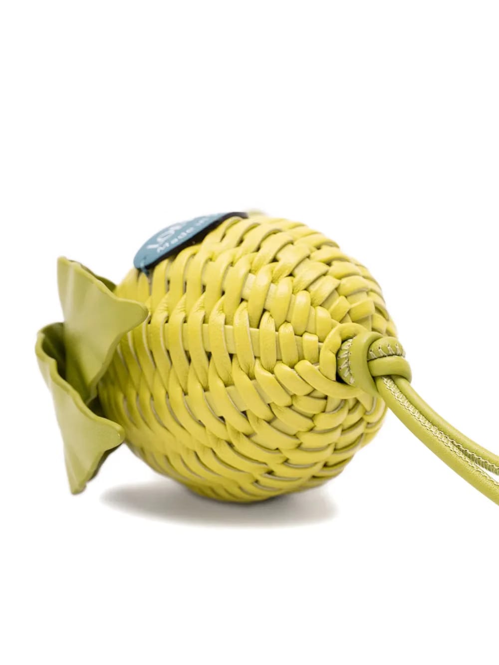 Apple leather charm