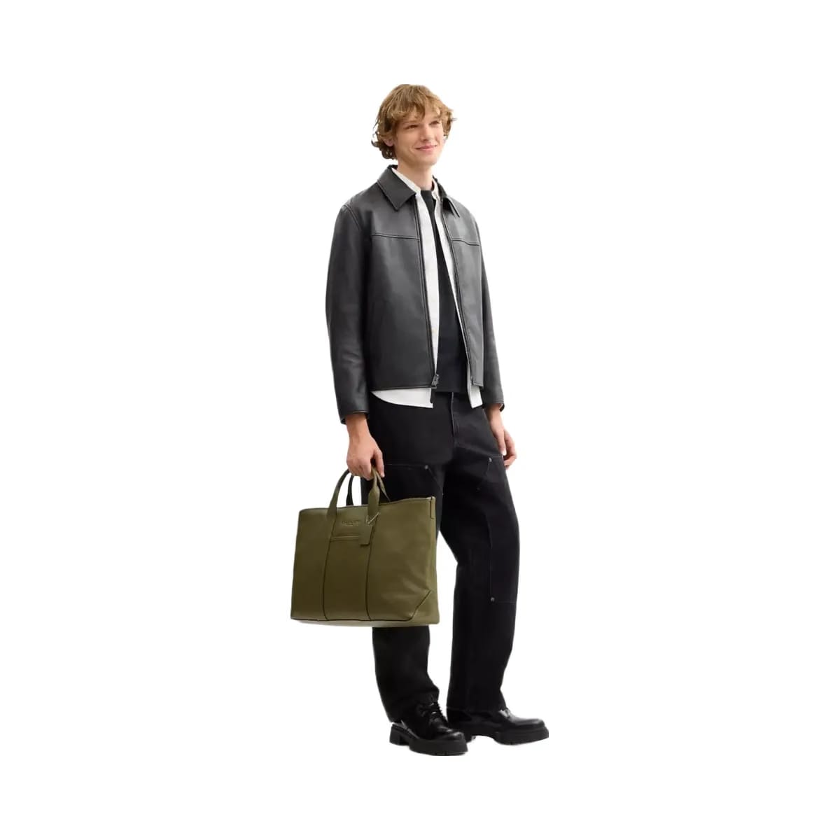 Coach Grayson Tote Bag in Silver Olive