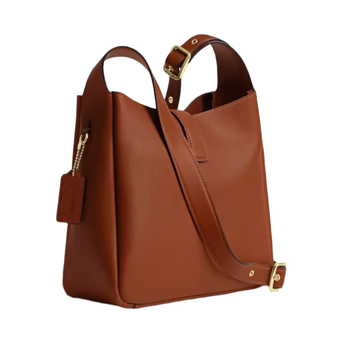 Coach Hadley Convertible Crossbody in Gold Tan