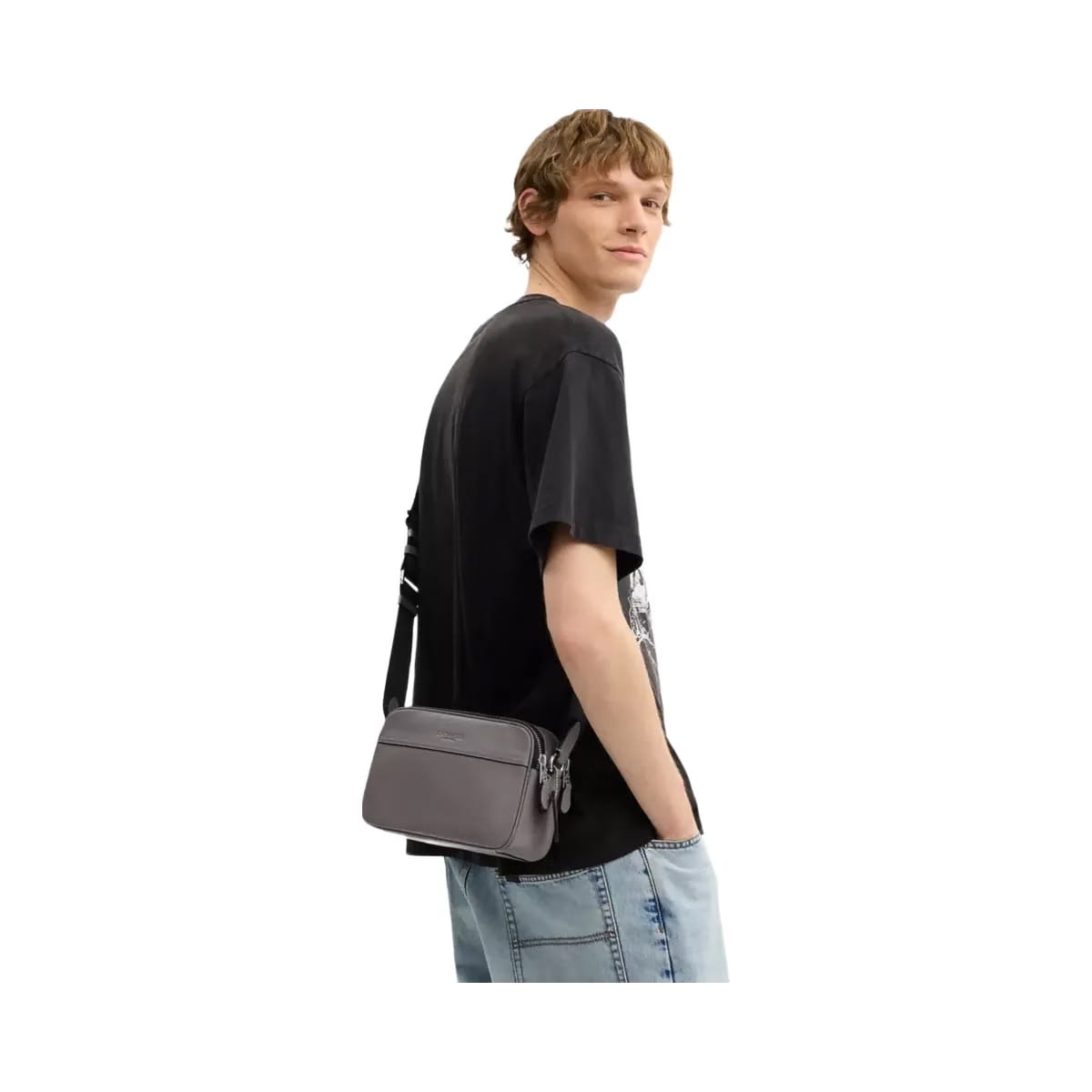 Coach Graham Crossbody Bag in Silver Graphite