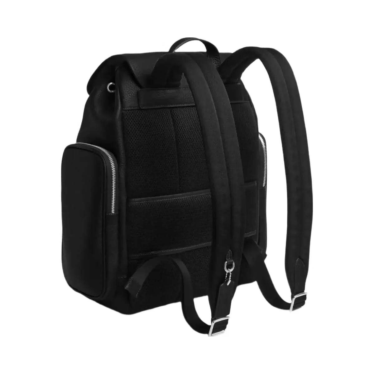 Coach Finn Backpack in Silver Black