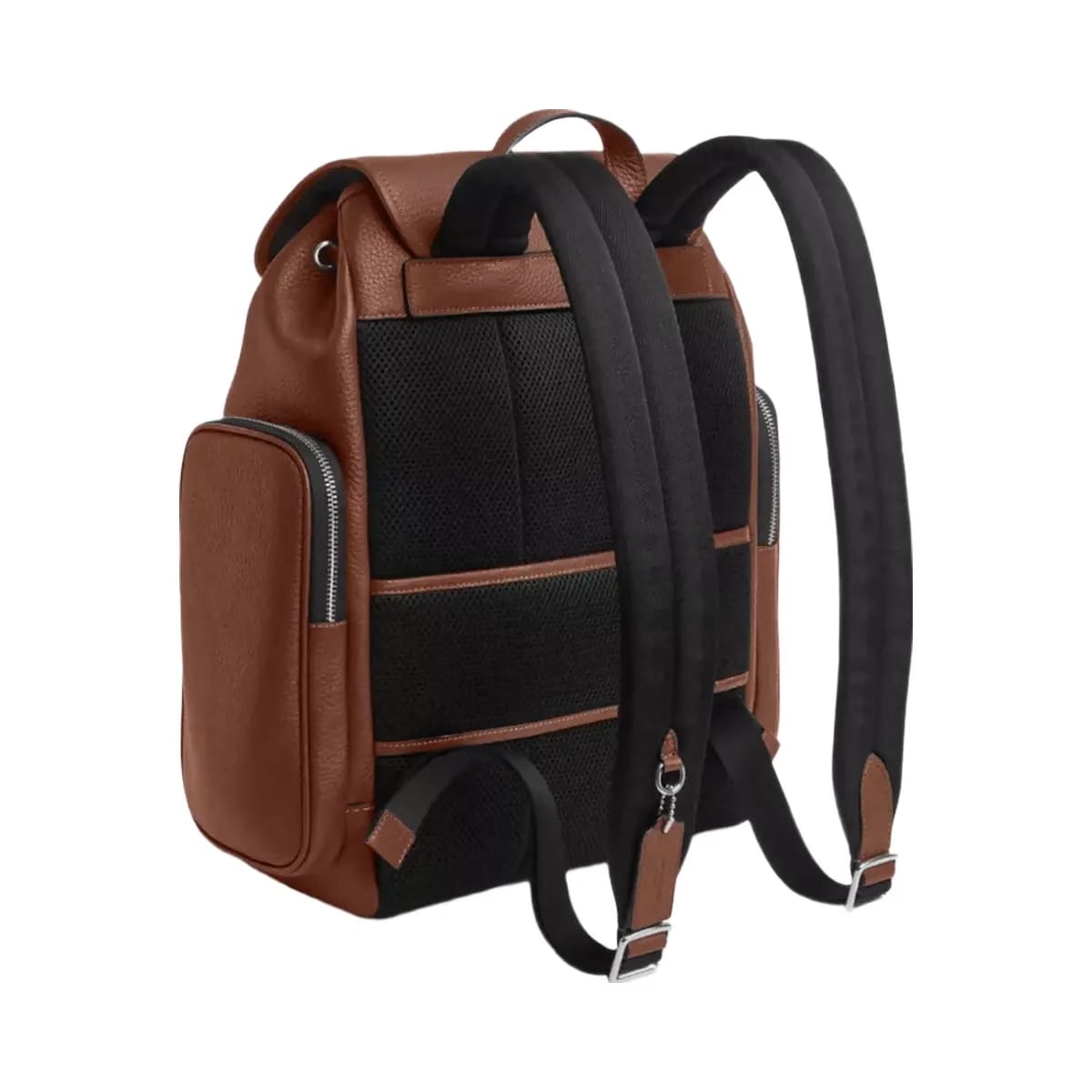 Coach Finn Backpack in Silver Vintage Brown