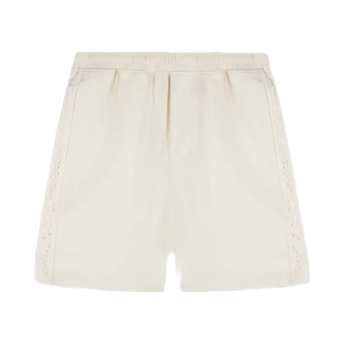 Represent Knitted Panel Short Antique White
