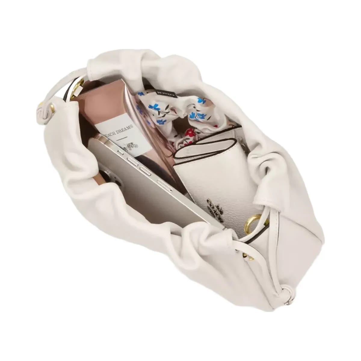 Coach Faye Shoulder Bag in Gold Dark Stone