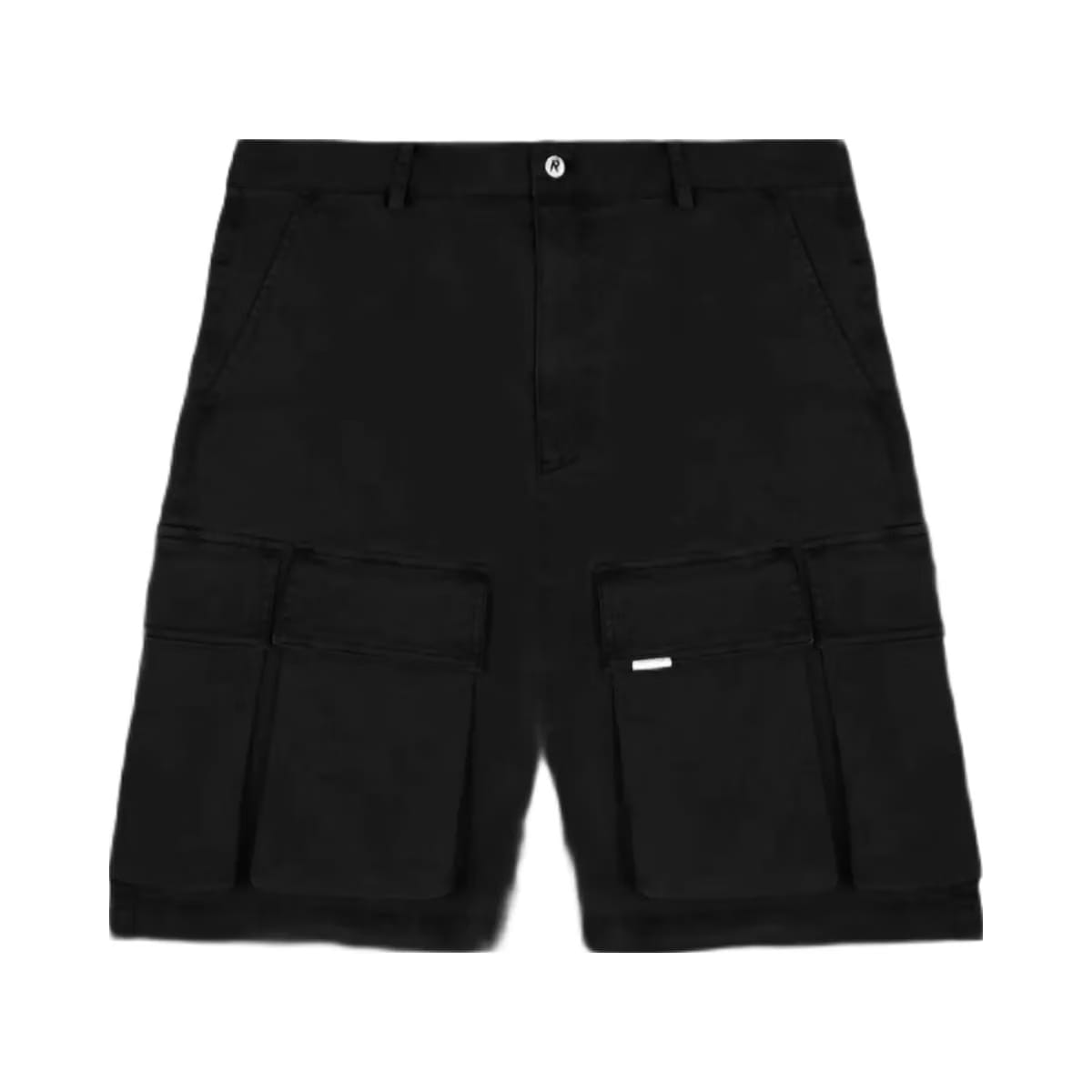 Represent Baggy Cotton Cargo Short Black