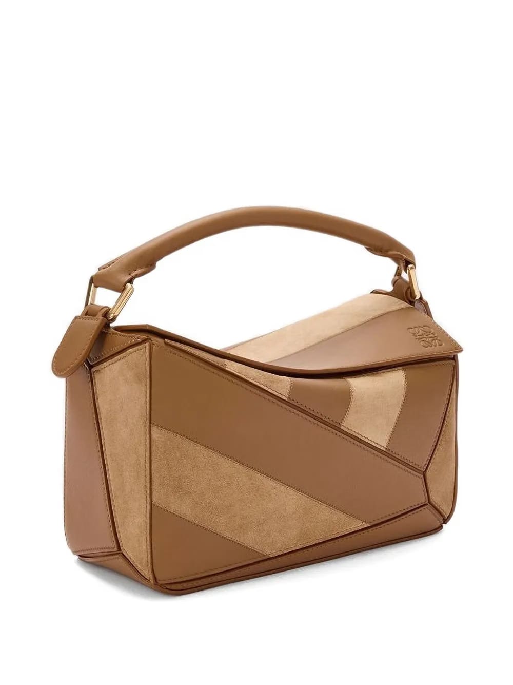 small Puzzle striped tote bag