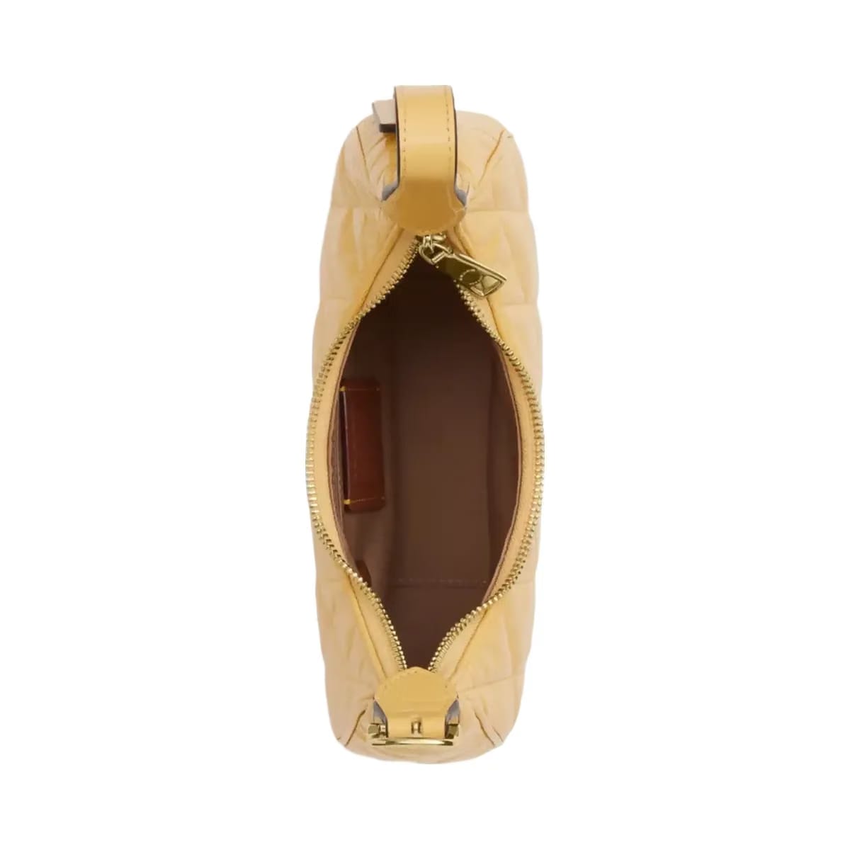 Coach Emily Shoulder Bag With Quilting in Gold Soft Yellow