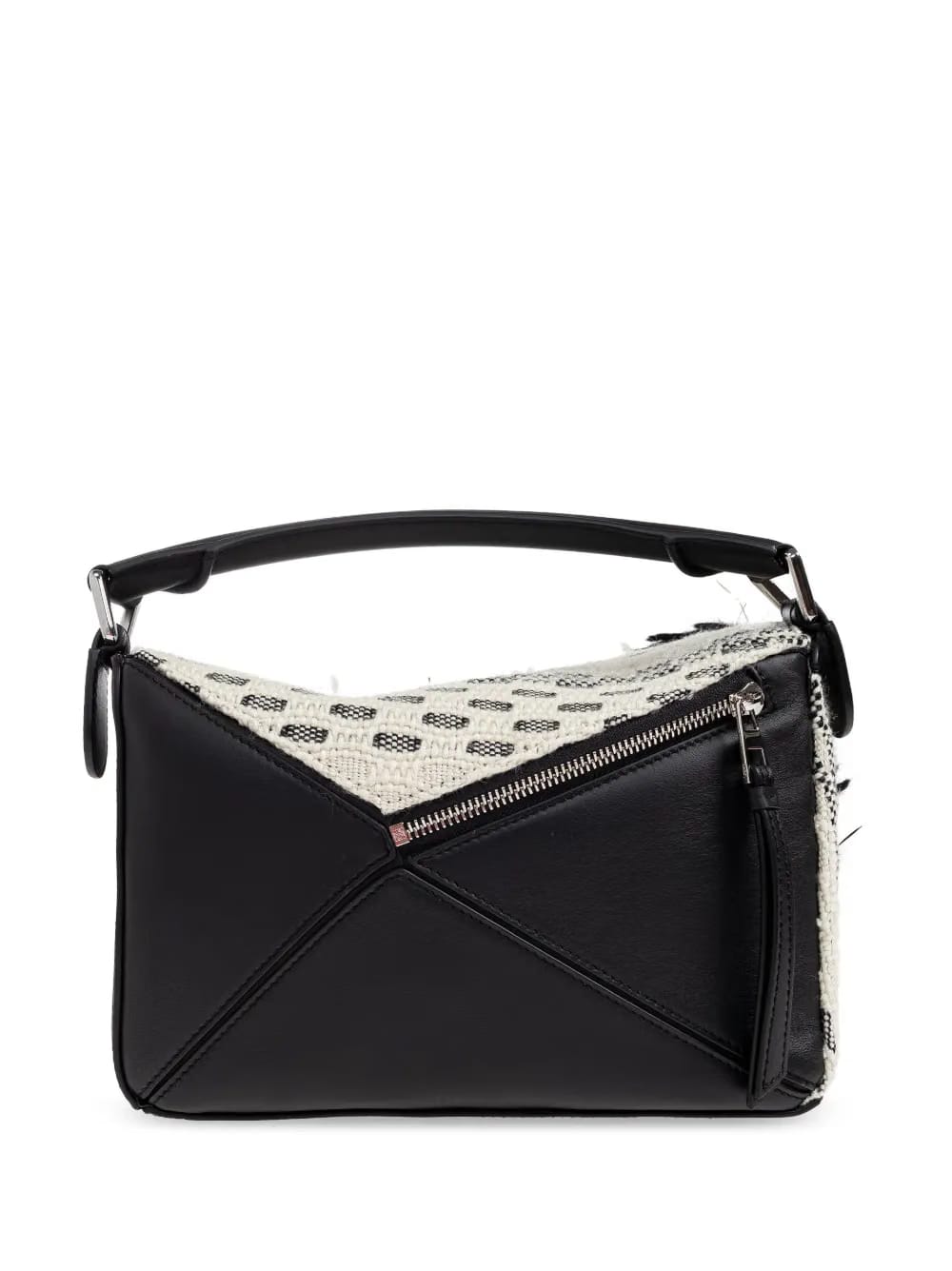 x Albers Puzzle fringed tote bag