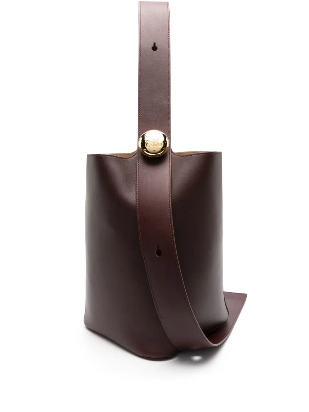 Pebble leather bucket bag